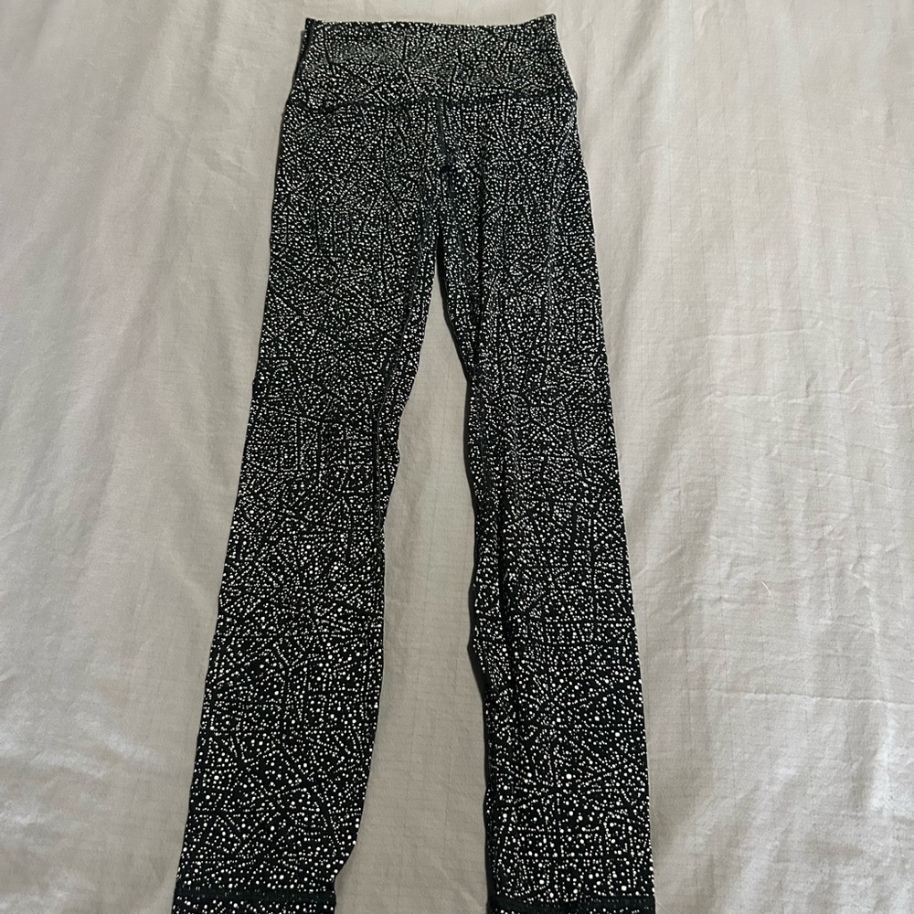 lululemon athletica Black and White Leggings